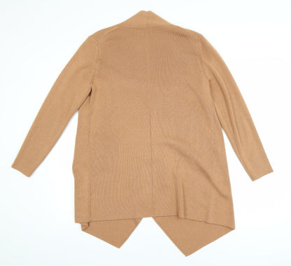 Hoss Intropia Women's Beige Wool Blend Open Cardigan M
