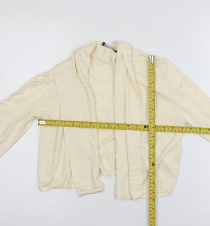 Marks and Spencer Women’s Ivory Knit Open Front Cardigan M