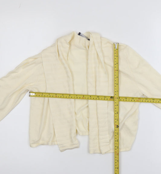 Marks and Spencer Women’s Ivory Knit Open Front Cardigan M