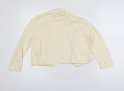 Marks and Spencer Women’s Ivory Knit Open Front Cardigan M
