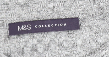 Marks and Spencer Women’s Grey Long Sleeve Waffle Knit Pullover Jumper Size 22