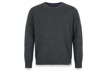 FatFace Men’s Grey Cotton Cashmere Crew Neck Jumper Size L