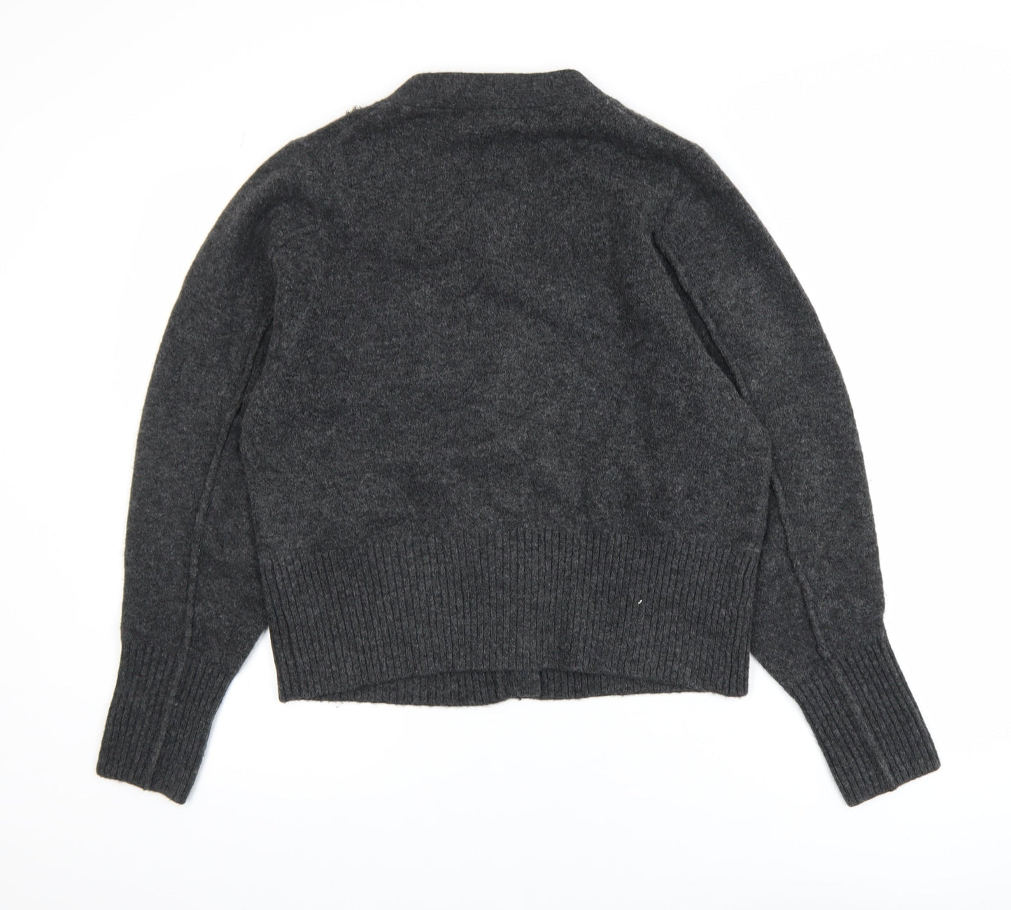Marks and Spencer Women’s Grey Beaded Knit Cardigan Size M