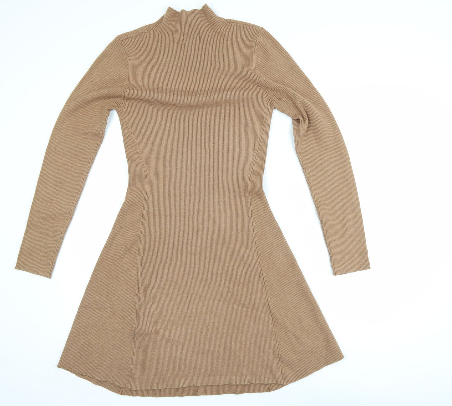 Friends Like These Women Brown Size 14 Knit Fit & Flare Dress