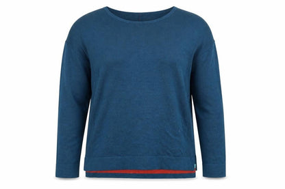 White Stuff Men's Blue Cotton Blend Crew Neck Jumper Size M