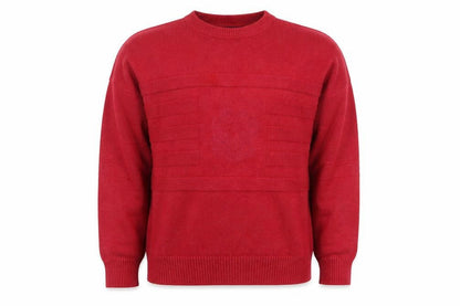 Westbury Men's Red XL Crew Neck Cotton Blend Pullover Jumper