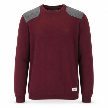 Nanny State Men's Red Cotton Crew Neck Jumper Medium