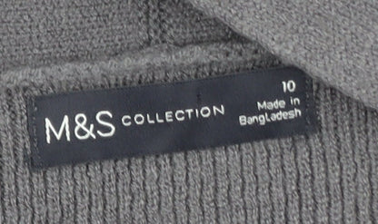 Marks and Spencer Women’s Grey Longline Knit Cardigan Size 10