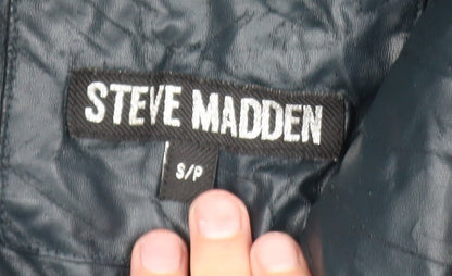 Steve Madden Women's Black Puffer Jacket Size S Winter Quilted Coat