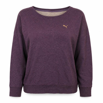 Puma Women Purple Crew Neck Pullover Sweatshirt UK 16