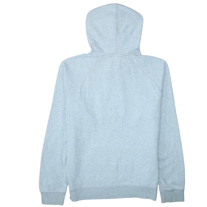 GAP Men's Grey Pullover Hoodie Size L Logo Fleece Sweatshirt