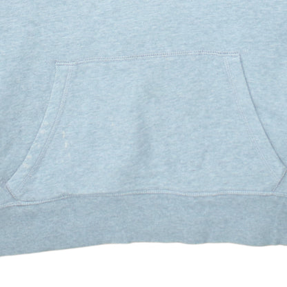 GAP Men's Grey Pullover Hoodie Size L Logo Fleece Sweatshirt
