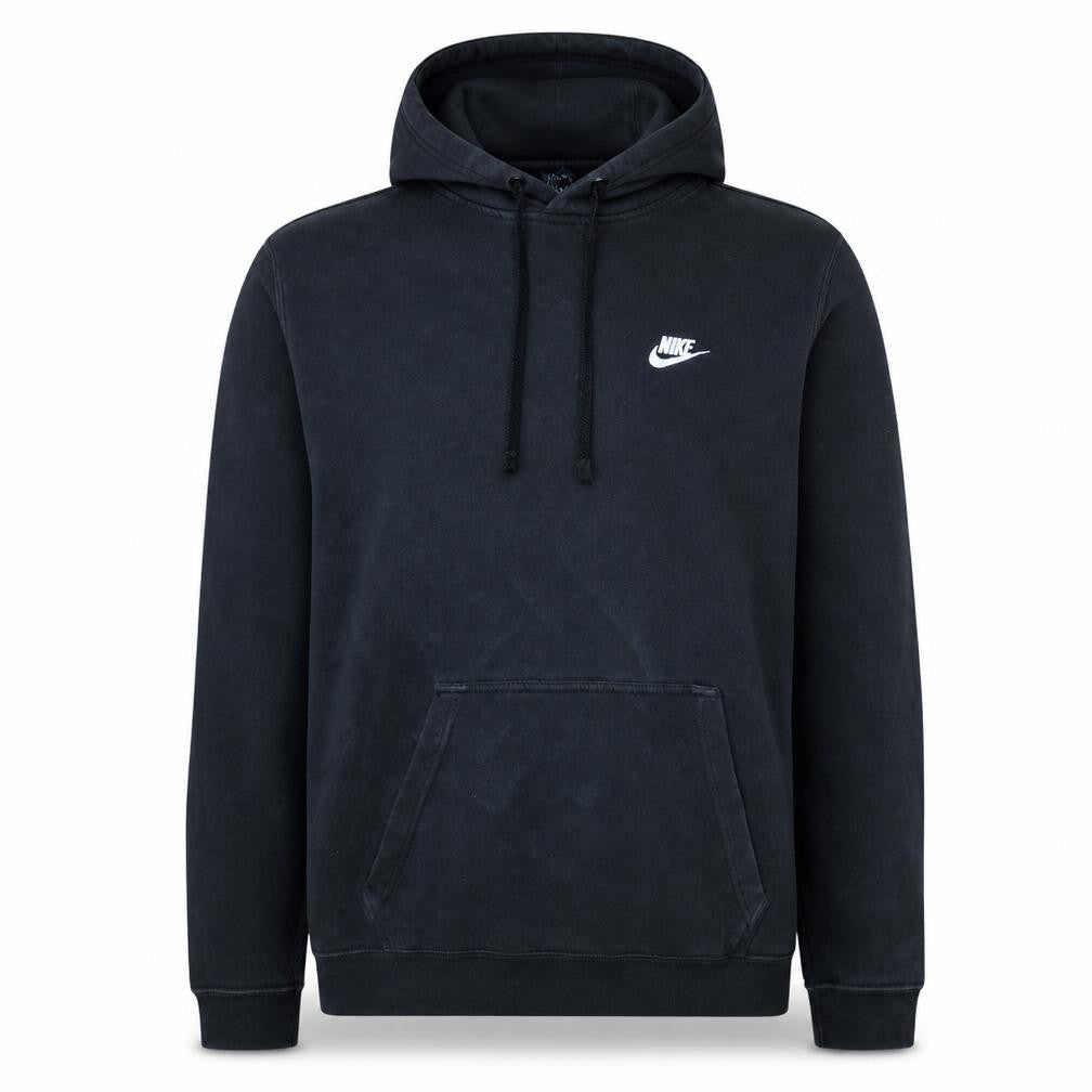 Nike Men's Black Pullover Hoodie Medium Fleece Sweatshirt
