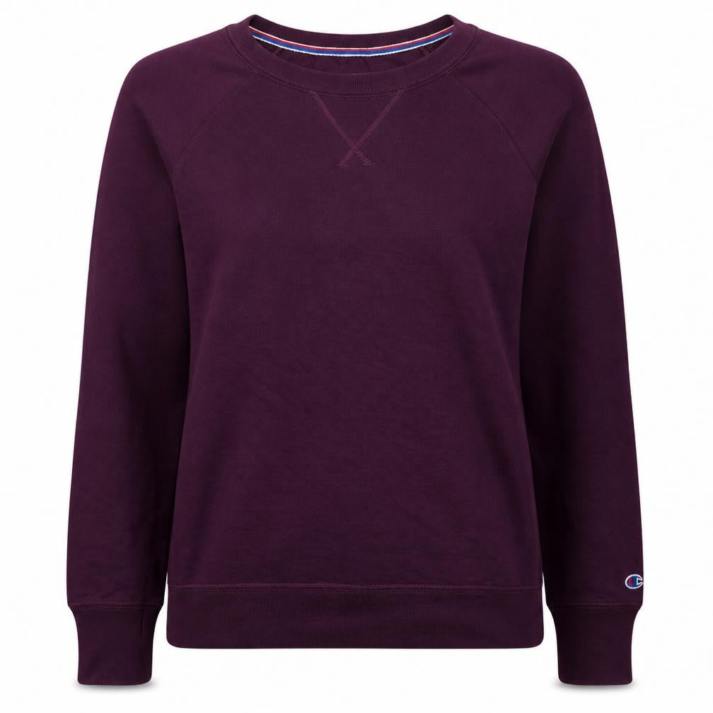 Champion Women's Purple Crew Neck Pullover Sweatshirt Size S