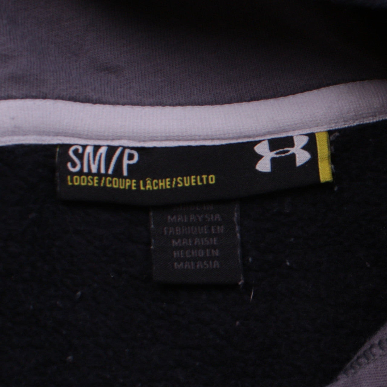 Under Armour Men's Black Pullover Hoodie Size S Relaxed Fit Sportswear