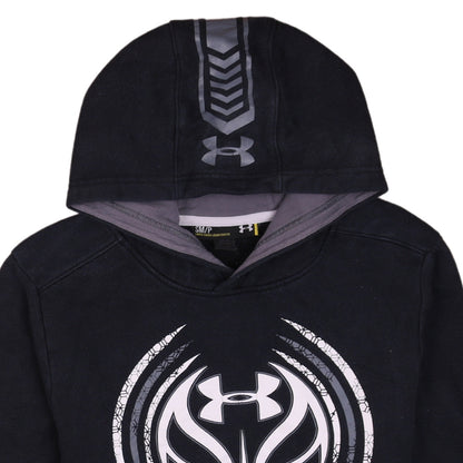 Under Armour Men's Black Pullover Hoodie Size S Relaxed Fit Sportswear