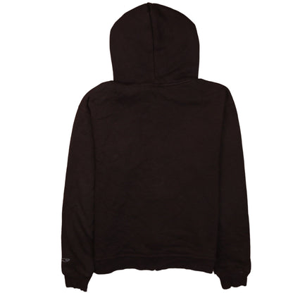 Champion Men's Brown Full Zip Hoodie Size S Fleece Lined