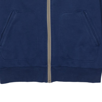 Adidas Mens Beige Blue White Full Zip Hoodie M Classic Sportswear