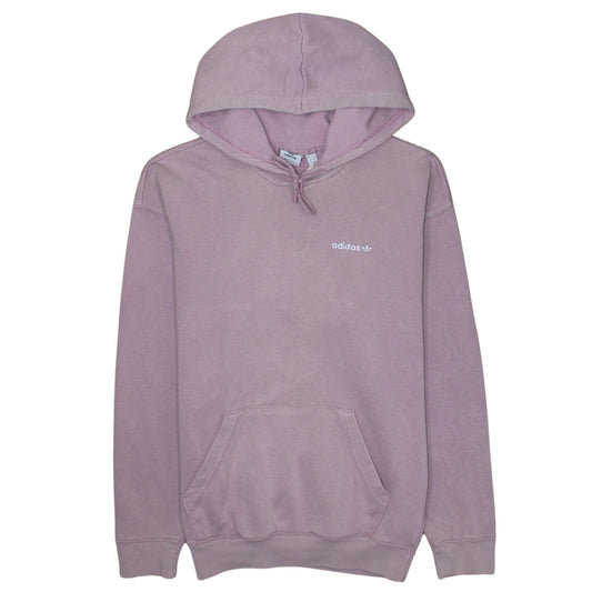 Adidas Women Pink Pullover Hoodie XS Hooded Logo Sweatshirt