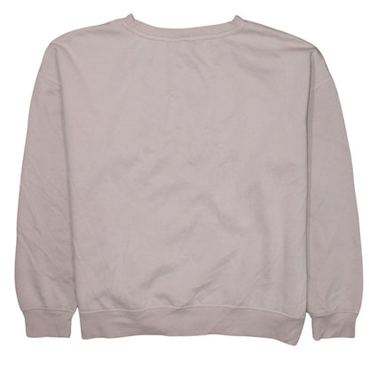 Disney Women Beige Minnie Mouse Pullover Sweatshirt L