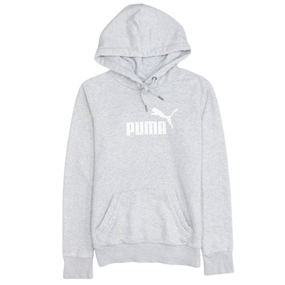 Puma Womens Grey Size 10 Pullover Hoodie Sweatshirt