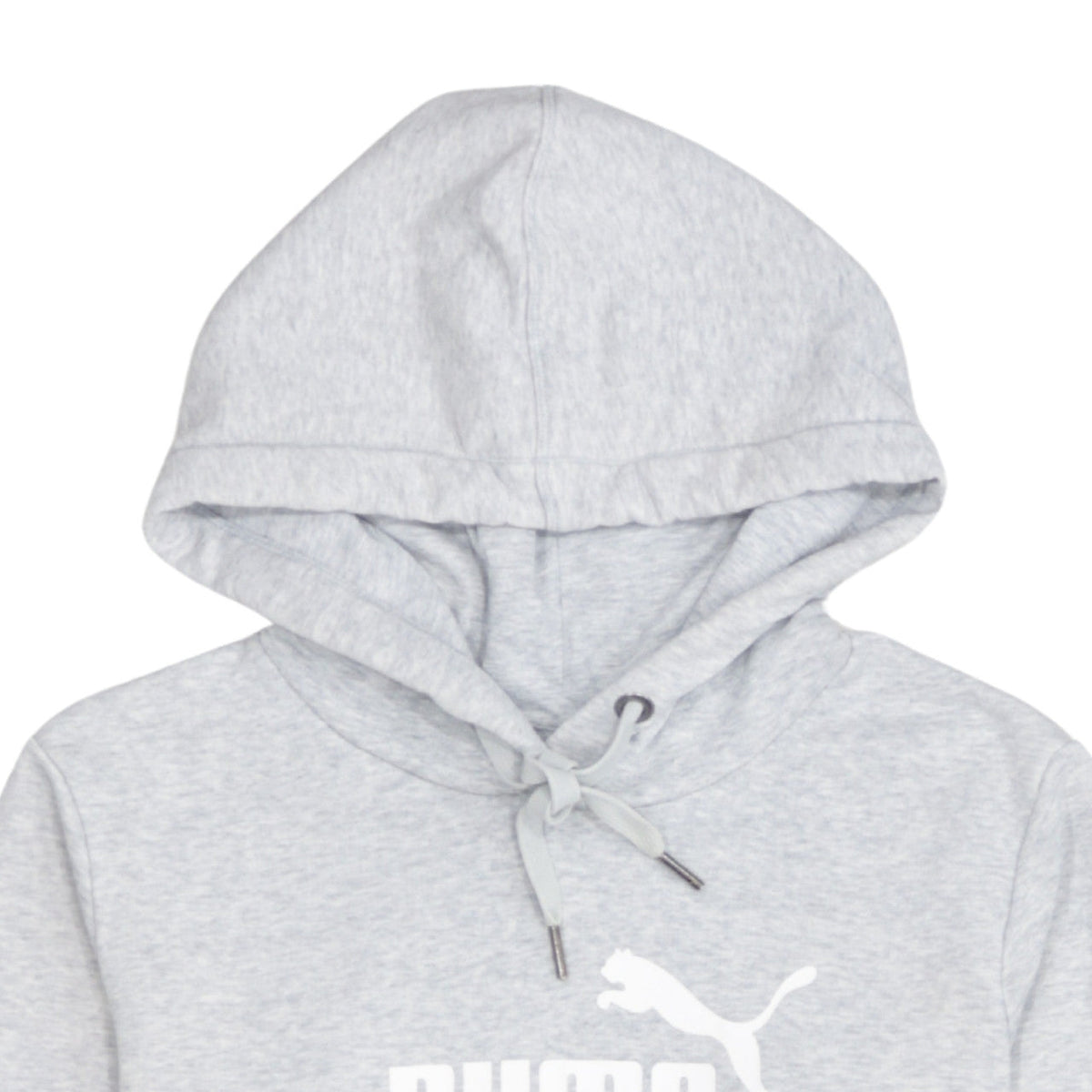 Puma Womens Grey Size 10 Pullover Hoodie Sweatshirt