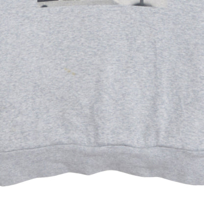 Adidas Women’s Grey Pullover Hoodie Small Biathlon Graphic Print