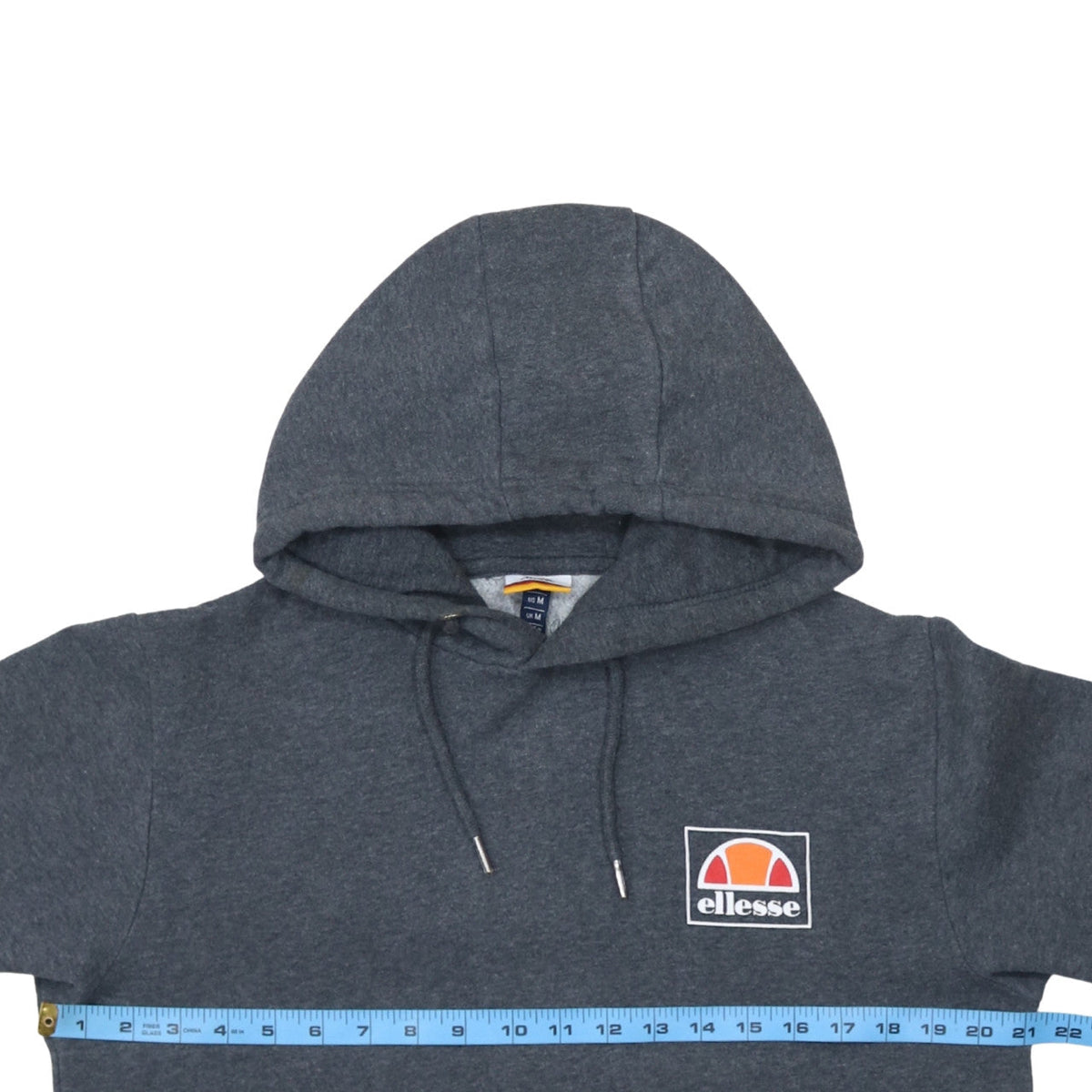 Ellesse Men's Grey Pullover Hoodie Size M Regular Fit