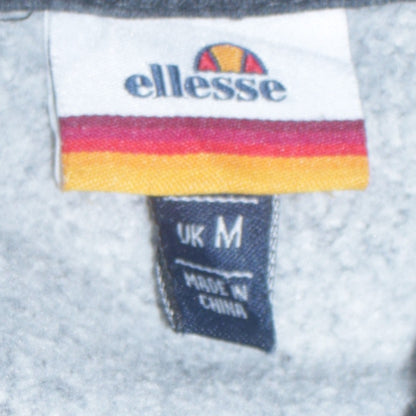 Ellesse Men's Grey Pullover Hoodie Size M Regular Fit