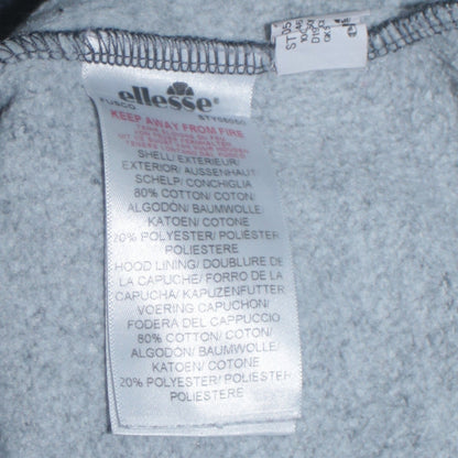 Ellesse Men's Grey Pullover Hoodie Size M Regular Fit