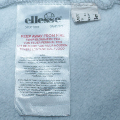 Ellesse Men's Grey XL Pullover Sweatshirt Crew Neck Graphic Logo