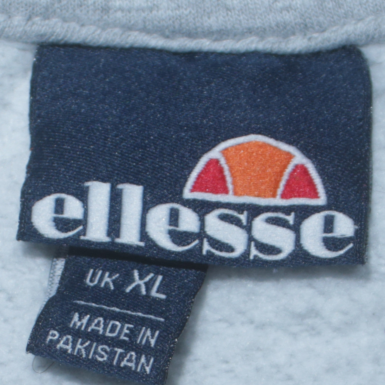 Ellesse Men's Grey XL Pullover Sweatshirt Crew Neck Graphic Logo