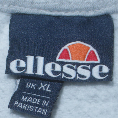 Ellesse Men's Grey XL Pullover Sweatshirt Crew Neck Graphic Logo