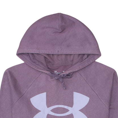 Under Armour Women Purple Pullover Hoodie LG Loose Fit Casual Sportswear