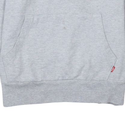 Levi's Girls Grey Pullover Hoodie 16 Years Logo Cotton Blend Sweatshirt