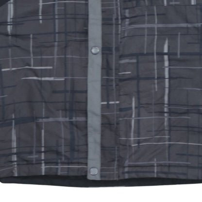 Columbia Boys Grey Geometric Waterproof Lined Winter Puffer Jacket 20 Plus