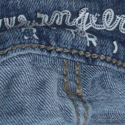 Mens UK Size M Wrangler Regular Fit Straight Blue Jeans