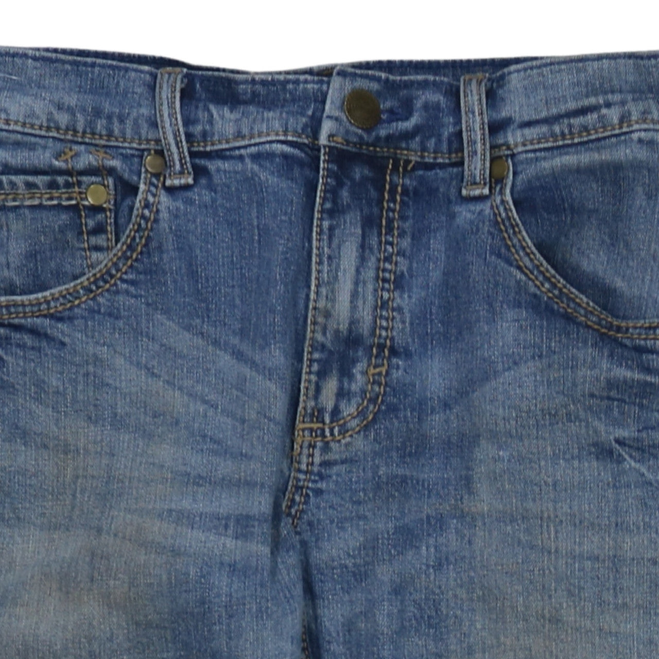 Mens UK Size M Wrangler Regular Fit Straight Blue Jeans