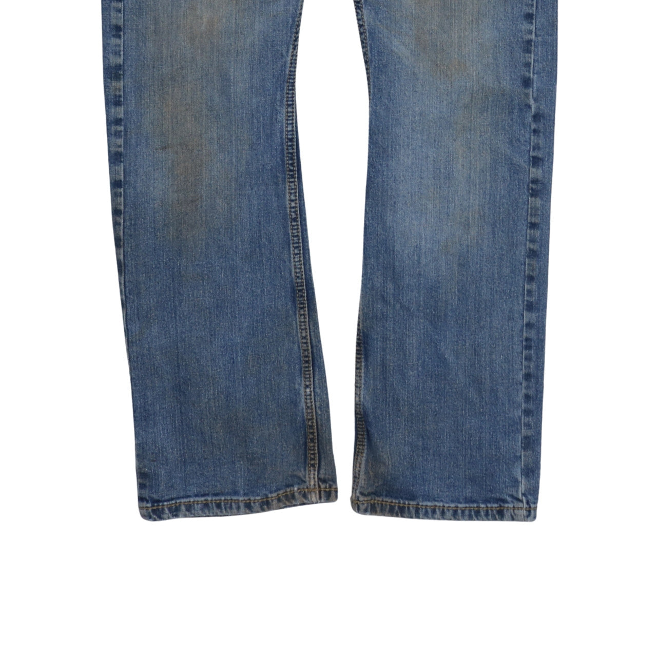 Mens UK Size M Wrangler Regular Fit Straight Blue Jeans