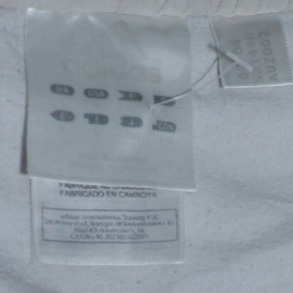 Adidas Men's White L Athletic Shorts Elastic Waist Activewear