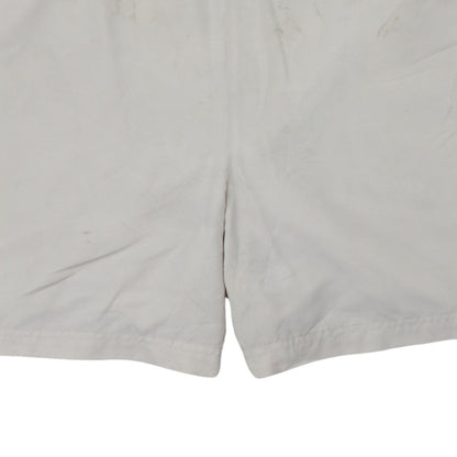 Adidas Men's White L Athletic Shorts Elastic Waist Activewear