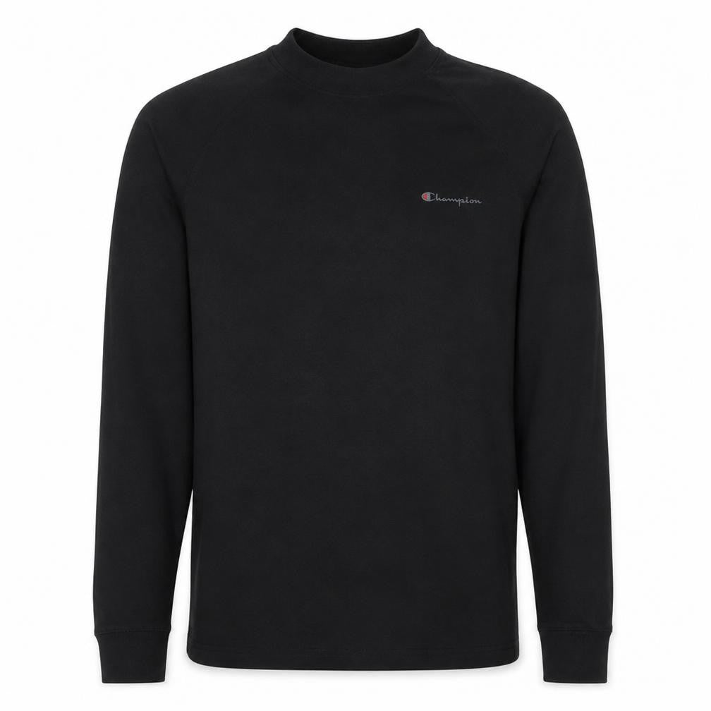 Champion Men's Black Long Sleeve Pullover T-Shirt Size L