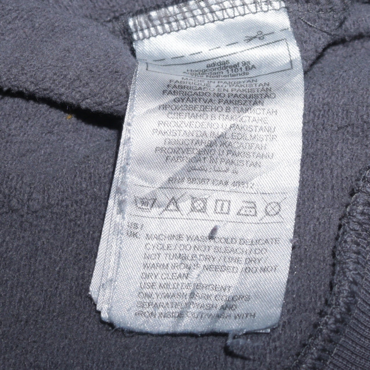 Adidas Men's Grey XL Pullover Hoodie with Logo Detail