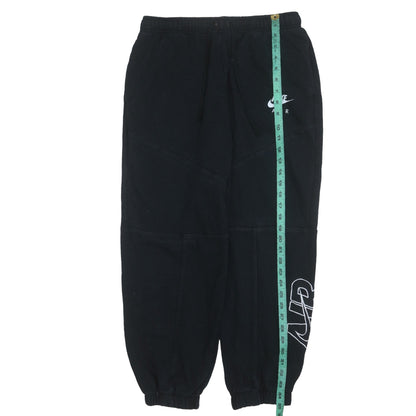 Nike Air Women's Black Jogger Trousers M Fleece Drawstring