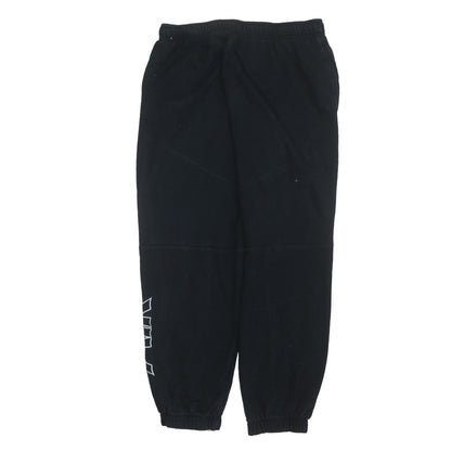 Nike Air Women's Black Jogger Trousers M Fleece Drawstring