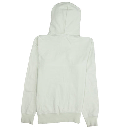 Champion Women's Small White Pullover Hoodie with Logo Embroidery