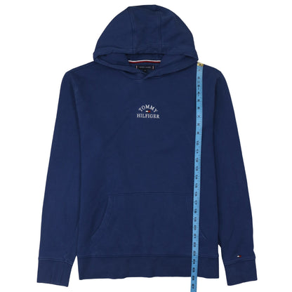 Tommy Hilfiger Men's Blue XL Pullover Hoodie Classic Embroidered Logo
