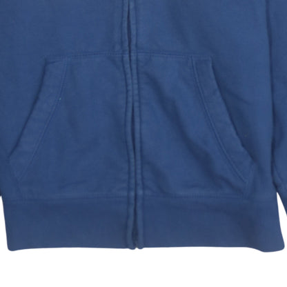 GAP Kids Boys Blue Full Zip Hoodie Sweatshirt L (10) Cotton Blend