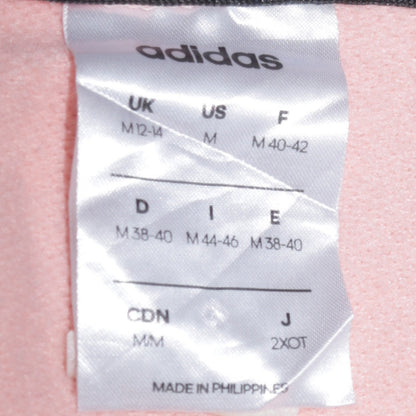 Adidas Women Pink Crew Neck Long Sleeve Pullover Sweatshirt Size 12-14