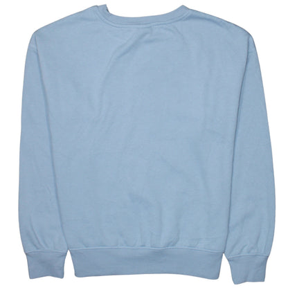 Disney Primark Women Blue Stitch Winter Sweatshirt XS Crew Neck